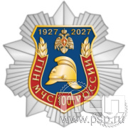 5.2 (b) Нагрудный знак 2 уровня "100 лет государственный пожарный надзор"