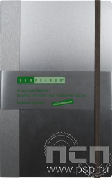Книга для записей Компаньон А5 алюминий 55220