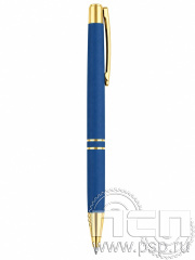 Ручка шариковая KOSKO SOFT GOLD темно-синяя KOS-03