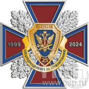 Нагрудный знак "25 лет Специальные подразделения ФСИН по конвоированию" 77.69к