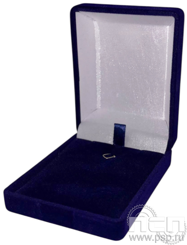 Футляр бархатный синий  60х75х31 (20503)13.4.97.2