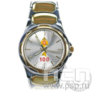 2.1.1.5. Часы Луч-Президентские кварцевые (металл.браслет) "ГПН 100 лет"