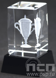 Награда хрустальная Кубок 50х50х105мм CAL50105/CUP