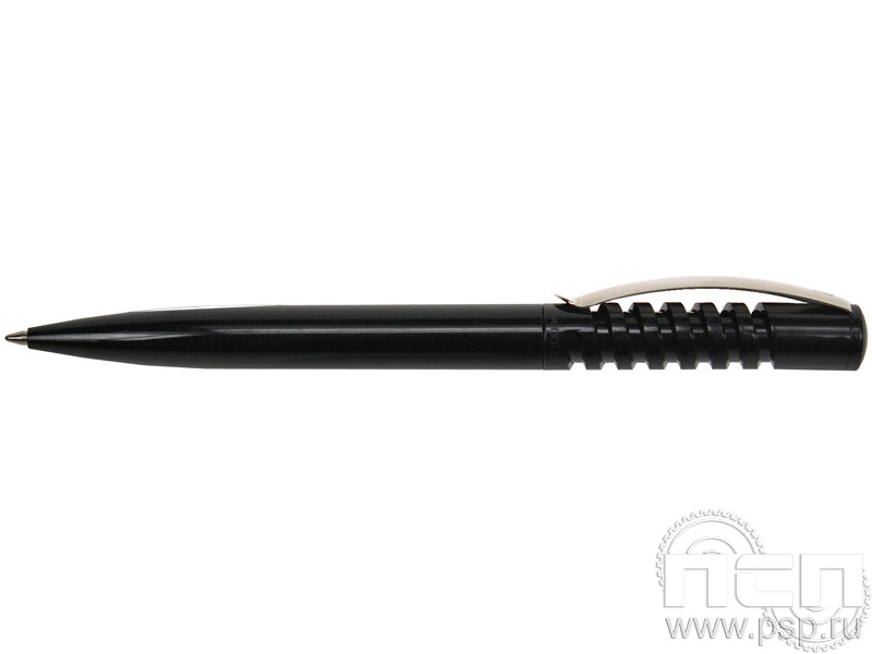 Ручка шариковая Loop metall черная 2327ч
