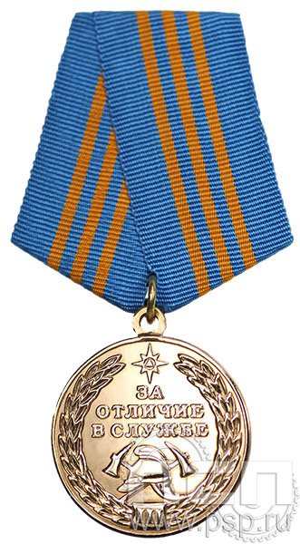 Медаль «За отличие в службе» III степени МЧС29