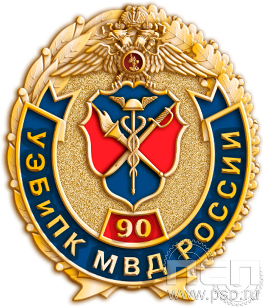 1177.0 Значек "90 лет УЭБ и ПК МВД России"