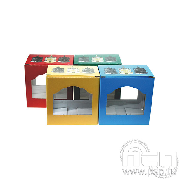 4.01.3 Коробка сувенирная под подстаканник Красная Лошадь