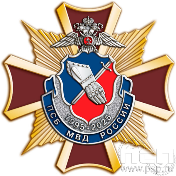 картинка 124.26. Нагрудный знак "ПСБ МВД России 30 лет"