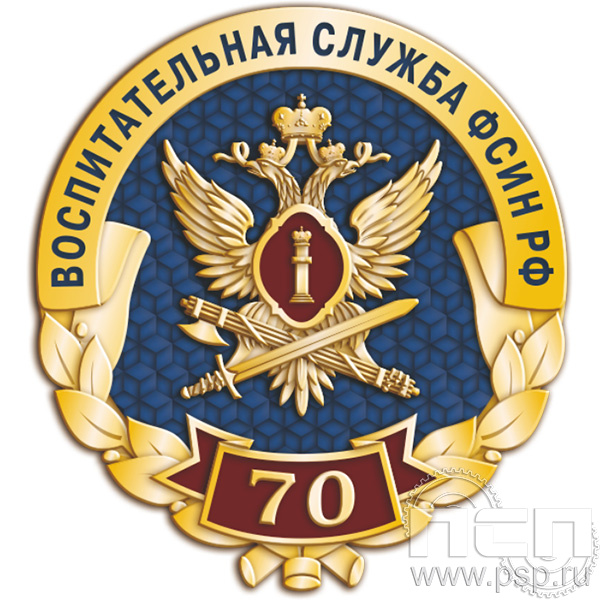 2093.0 Значок «Воспитательная служба ФСИН РФ  70 лет»