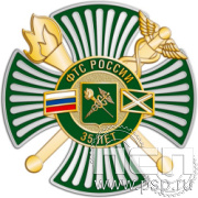 79.20 Нагрудный знак 3 уровня " 35 лет ФТС России"