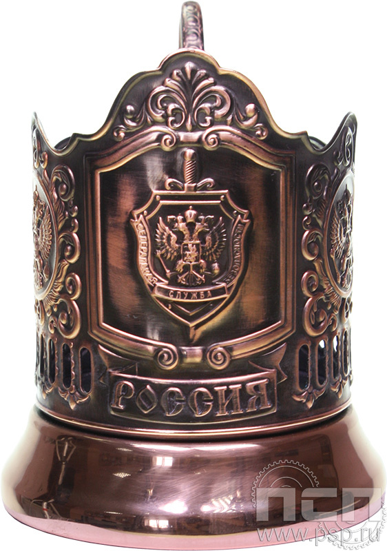 Подстаканник "ФСБ" медный С9608/20 4.2.19