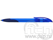 Ручка шариковая Challenger Soft Clear синяя 2597с