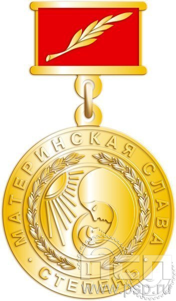 245.13.40. Медаль Материнская Слава 1 степень
