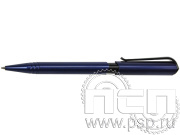 Ручка шариковая Racer металлик синяя 2037с