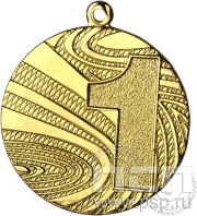 Медаль 1 место MMC6040/G 40 2мм