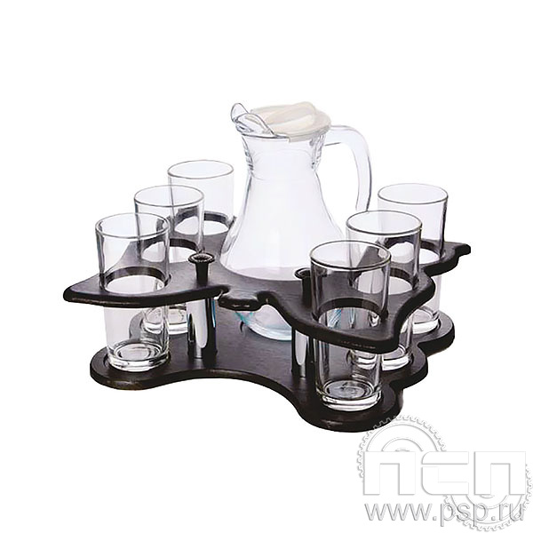 4.2.35 Набор барный кувшин и стаканы 6 шт 648207 Красная Лошадь