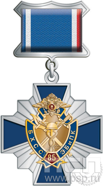 80.30.5. Нагрудный знак "85 лет БХСС ЭБ и ПК"