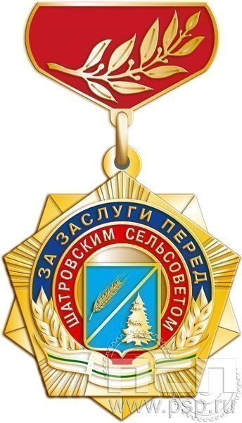 545.0.24. Памятный знак За заслуги перед Шатровским сельсоветом