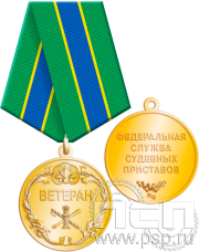 Медаль «Ветеран ФССП России» ФССП15
