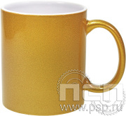 Кружка под сублимацию перламутровая золотая глянцевая 4.1.24