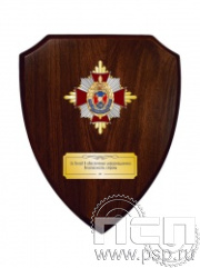 5.8.01.41. Панно со знаком "30 лет БСТМ МВД России" на деревянном щите