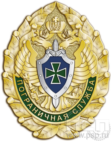 101.31. Нагрудный знак "Пограничная служба ФСБ России"