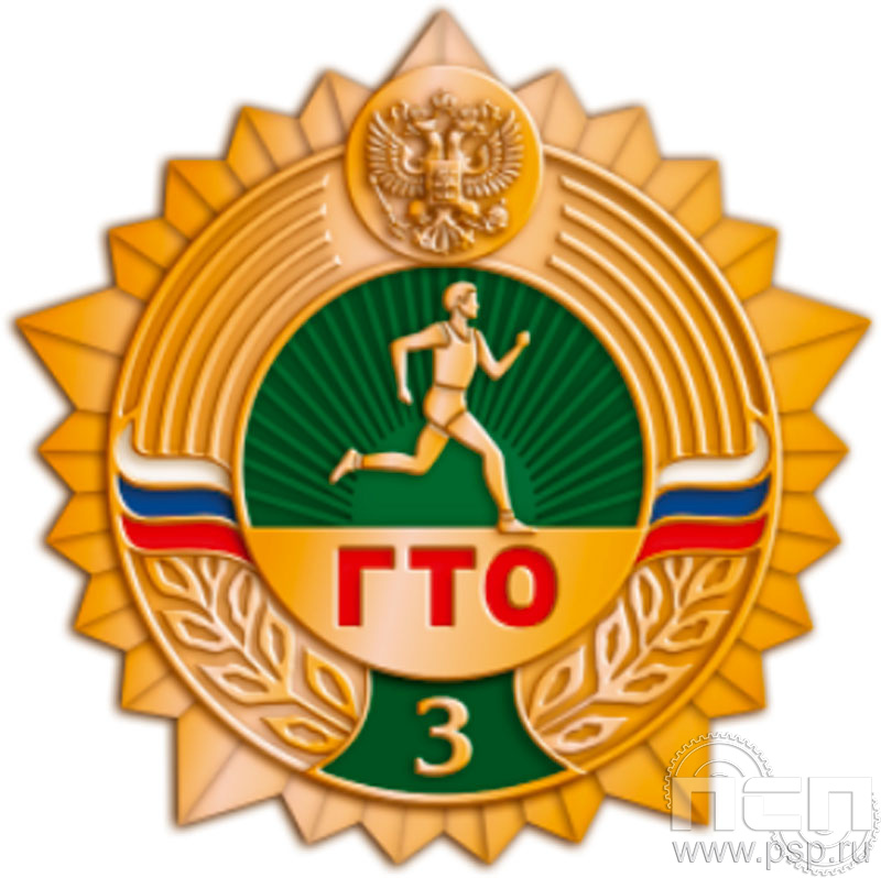 1347.0. Значок ГТО 3 степень