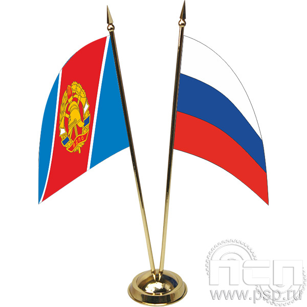 8.8.4. Набор флажков на подставке "135 лет Всероссийскому добровольному пожарному обществу"