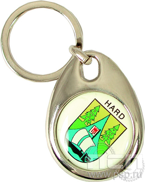 Брелок металлический Д-25 (55х30) BREL1/S