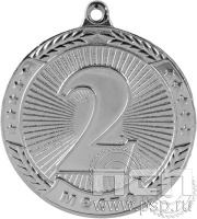 Медаль 2 место MMA4510/S 45 G-2 мм