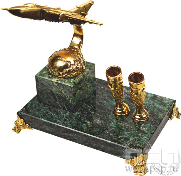 7.4.68. Письменный прибор СУ-24 "110 лет Инженерно-авиационная и Штурманская службы ВВС"