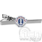 Заколка для галстука белая со значком 6.3.2.849