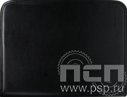 Папка на молнии с вн.карм.и блокн., черная 764/10 14.1.6