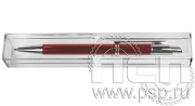 Шариковая ручка TICO красная в футляре 1.4.6