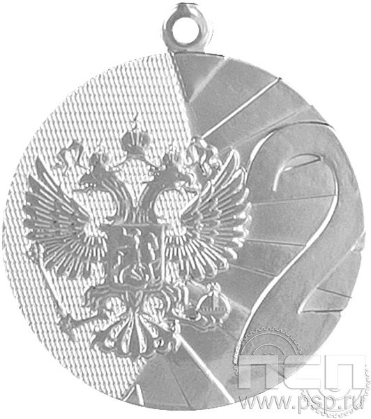 Медаль 2 место MMC8040/S 40 G - 2мм