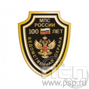 1695.0. Значок "100 лет Ведомственная охрана ЖДТ"