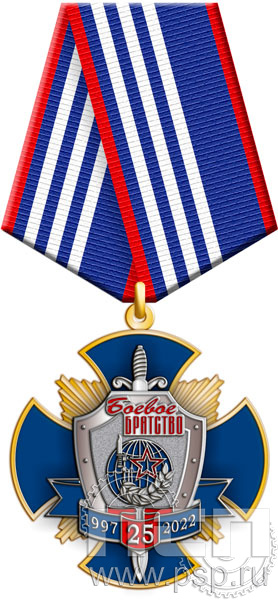 108.16.1. Нагрудный знак "25 лет Боевое братство"