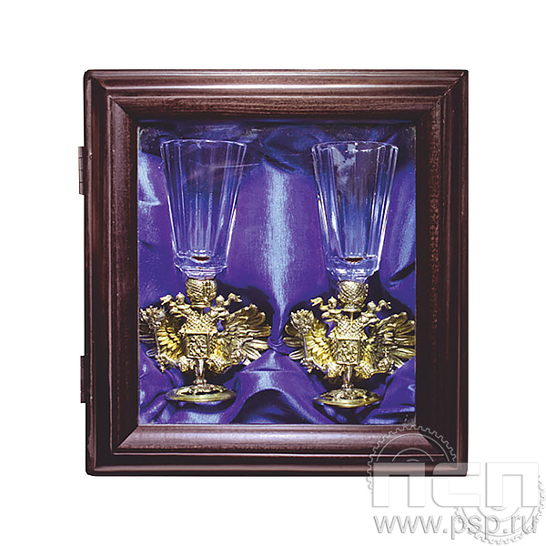 4.12.23 Набор стопок "Герб" (2 шт.) ФСБ России