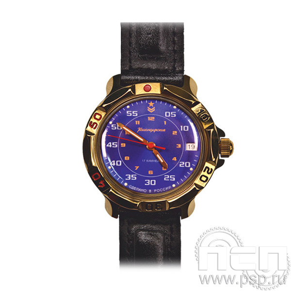 2.1.6.27 Часы наручные мужские «Командирские» Ракетно-космическая промышленность 80 лет