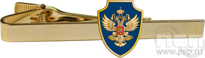 6.3.1(1696). Заколка для галстука "Ведомственная охрана ЖДТ"
