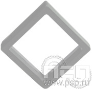 Коробка подарочная PD-02 пластик белая 70x70x18 13.4.77