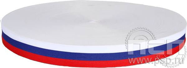 Лента в рулоне (шир. 35мм) V35-W/BL/RD, м