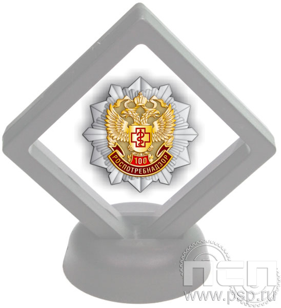 13.4.87. Коробка подарочная PD-02 с подставкой пластик белая