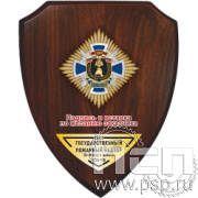 5.8.5.3 (а) Панно со знаком на деревянном щите "100 лет государственный пожарный надзор"