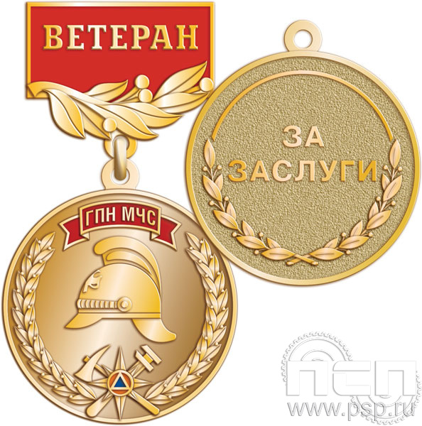 245.0.56. Медаль Ветеран "ГПН МЧС"
