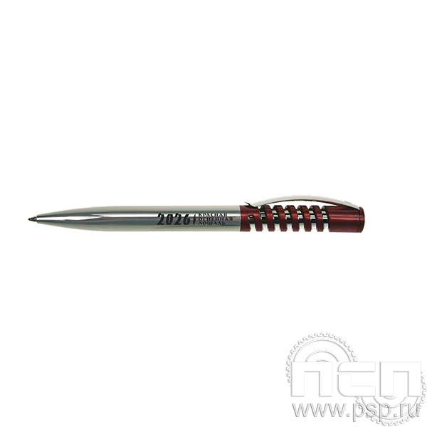 2431к Ручка шариковая New Spring Красная Лошадь