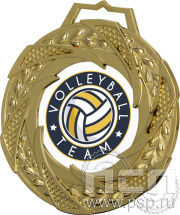 Медаль стеклянная с металлической рамкой MGM8050/G Д-80 (4)