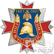 5.2 (c) Нагрудный знак  2 уровня "100 лет государственный пожарный надзор"