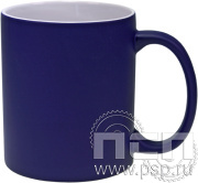 Кружка под сублимацию хамелеон синяя матовая 4.1.25