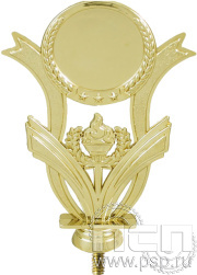 Фигурка пластиковая Венок 13,5см RSP414-H135/G (H414#1/G)